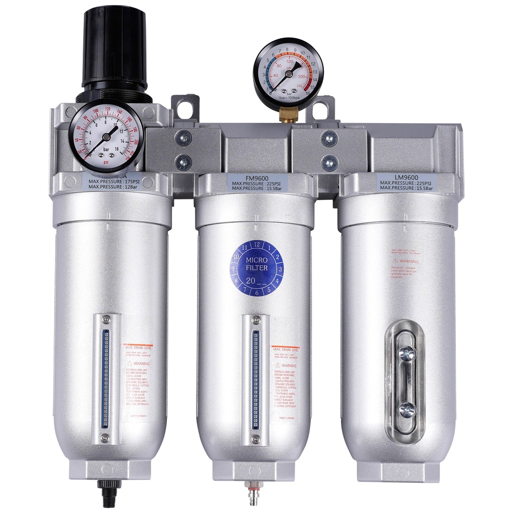 [AR12CP] 3-Stage lucht filter droger systeem 1/2" 