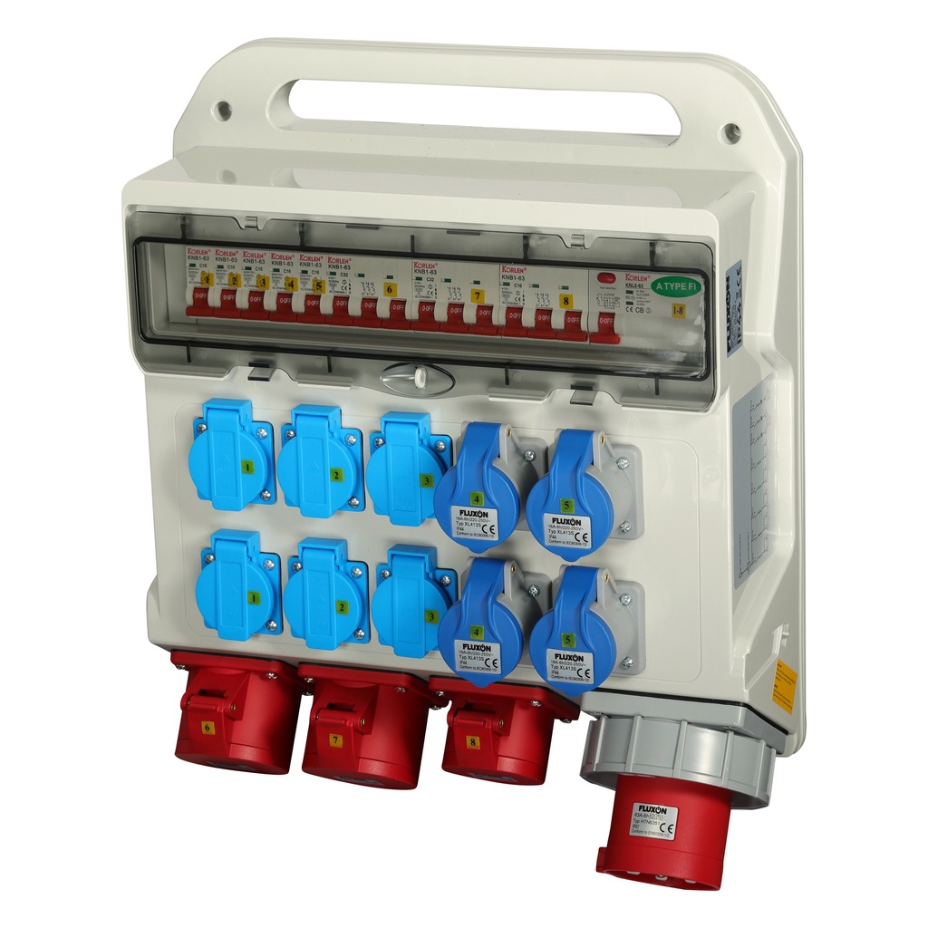 [VD3263A] Fluxon Distribution Box 63A 400V / 230V