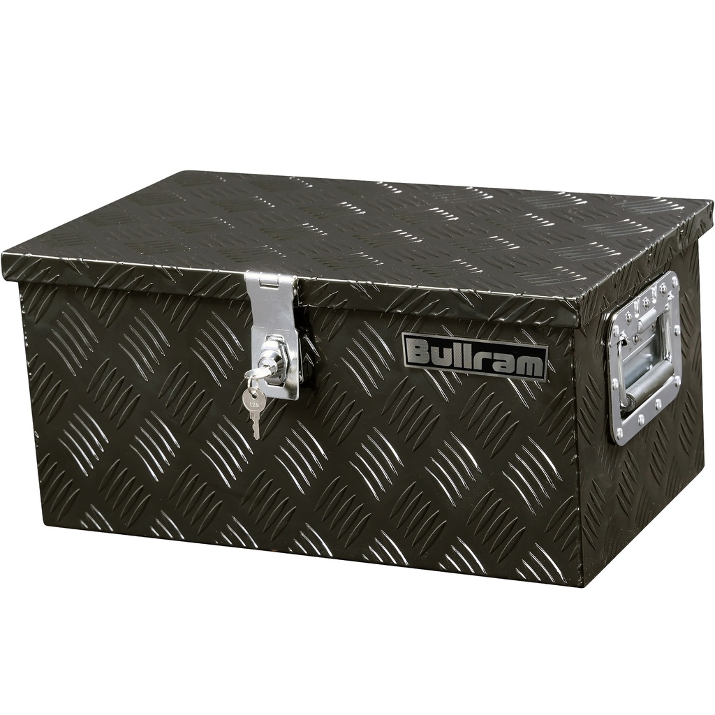 [JSB55B] Bullram opbergkist zwart traanplaat small
