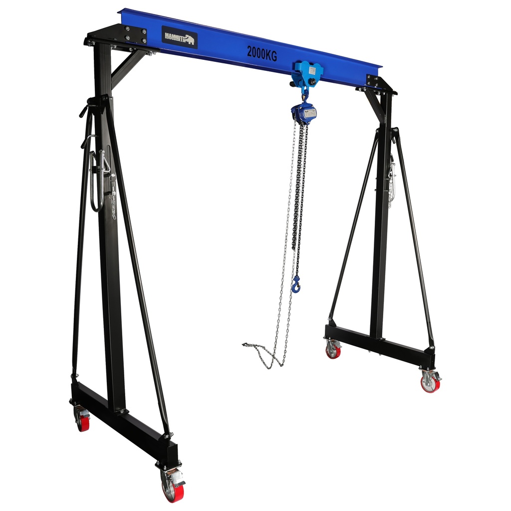 [PTK20K1] Mammuth mobiele portaalkraan 2 ton set - handmatige kettingtakel