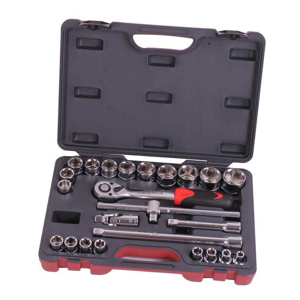 [218001AF] Doppendoos 1/2" 24 delig sae