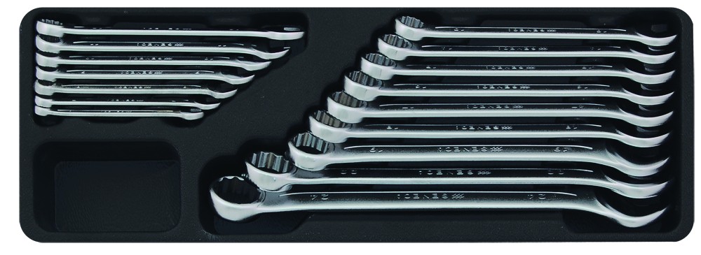 [910010] Combination wrench set 16 pieces professional