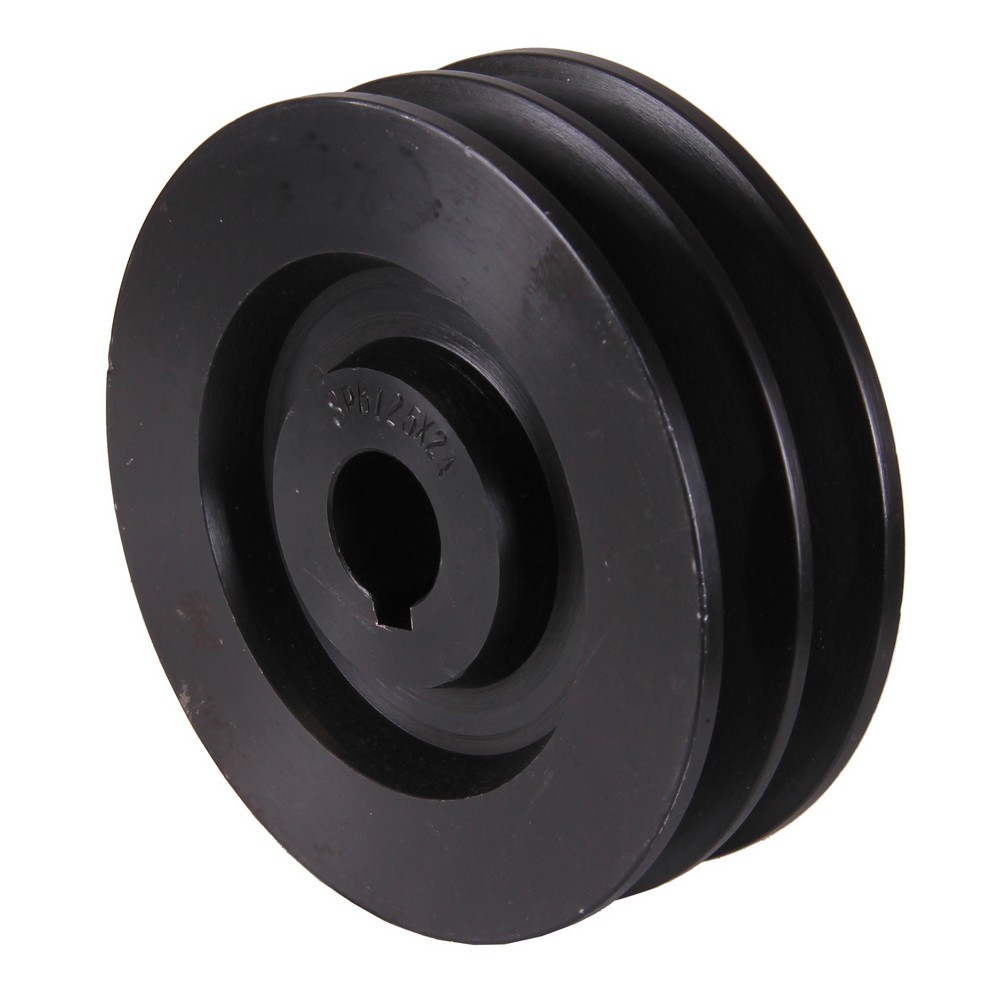 [PB12524D] Poelie diameter 125mm gat 24mm B-type dubbel