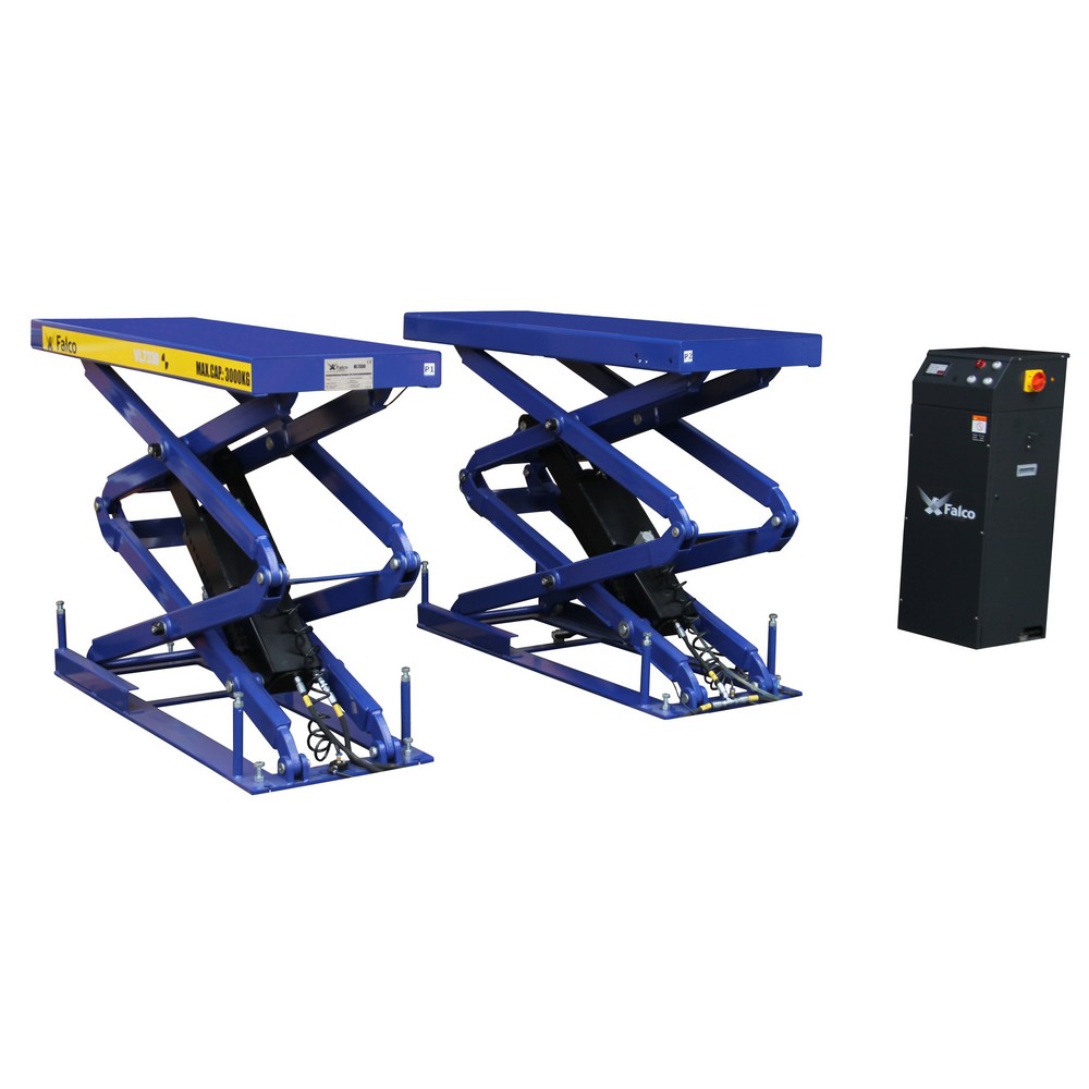 [VL7330] Double scissor lift in-ground 3000kg 400V