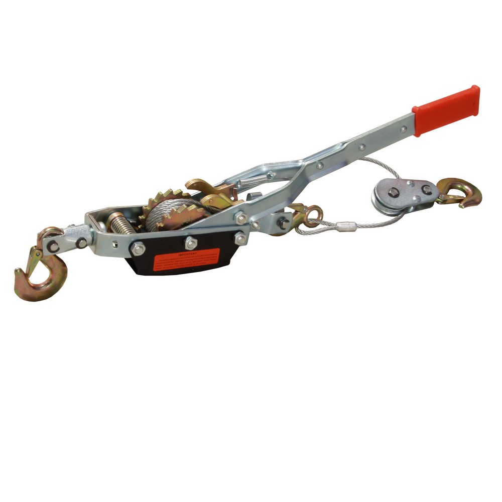 [HP423] Handtakel met kabel 4 ton 3 haken
