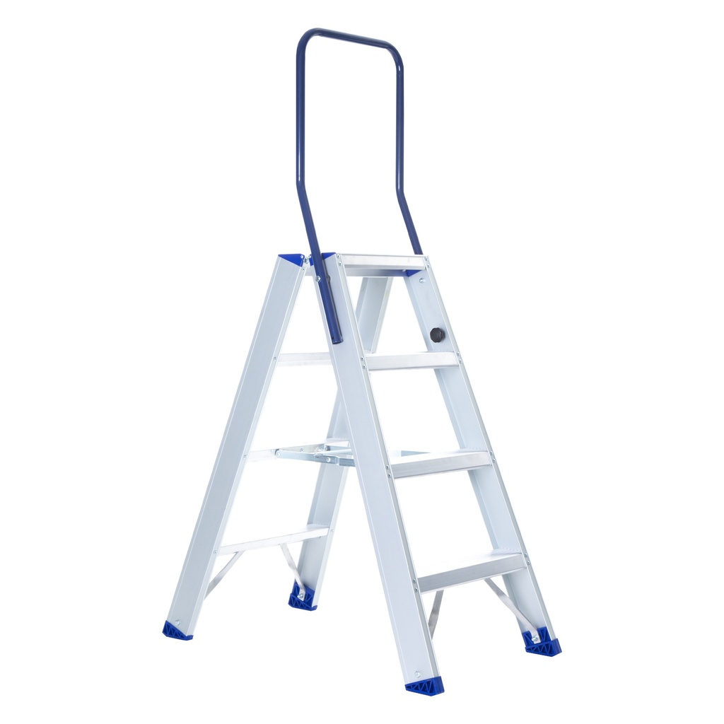 [ADT4] Aluminium dubbele trap 4 treden
